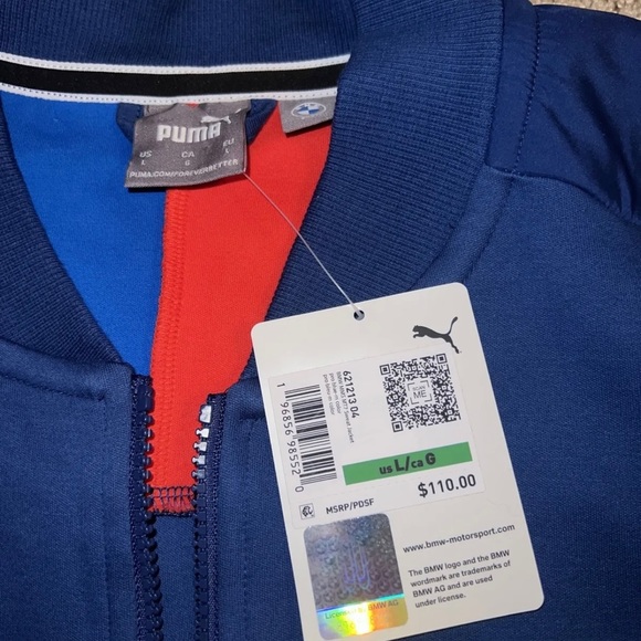 Puma BMW M Motorsport MT7 Sweat Jacket - Picture 2 of 2